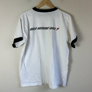 Y2K Ringer Gatorade Ringer T-Shirt Mens Large White High School Athlete Graphic